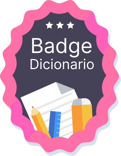 Badge Dicionario